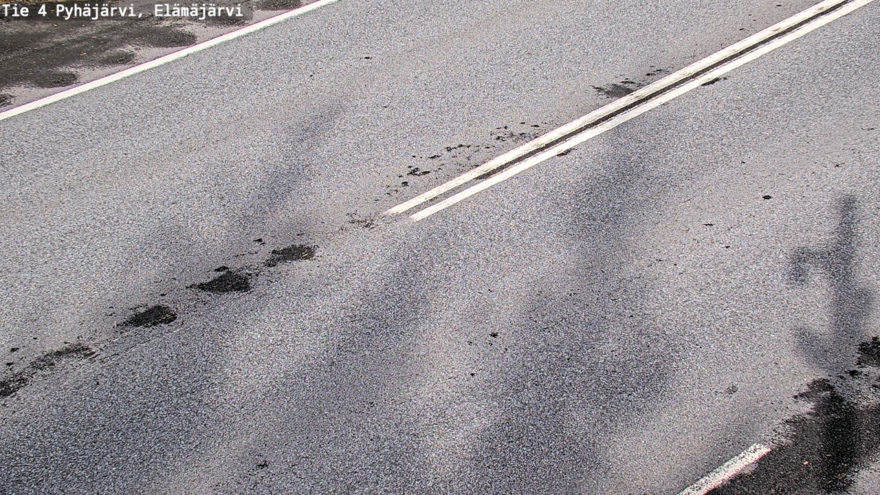 Weather Camera Image Road 4 Pyhäjärvi, Elämäjärvi, Pyhäjärvi, Pohjois-Pohjanmaa