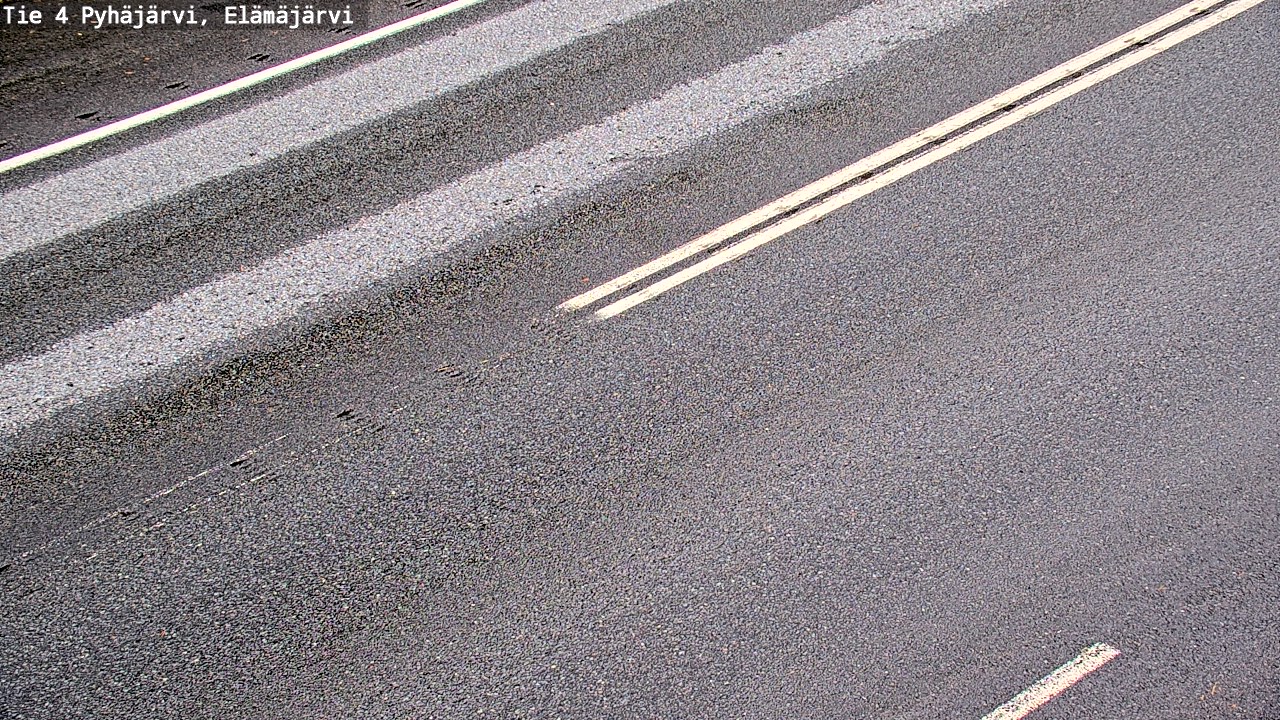 Weather Camera Image Road 4 Pyhäjärvi, Elämäjärvi, Pyhäjärvi, Pohjois-Pohjanmaa