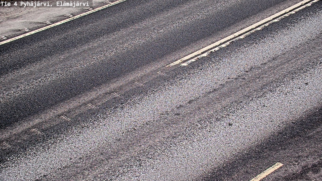 Weather Camera Image Väg 4 Pyhäjärvi, Elämäjärvi, Pyhäjärvi, Pohjois-Pohjanmaa