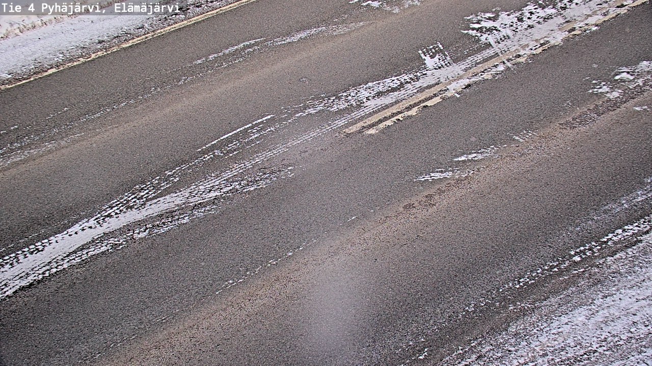Weather Camera Image Road 4 Pyhäjärvi, Elämäjärvi, Pyhäjärvi, Pohjois-Pohjanmaa