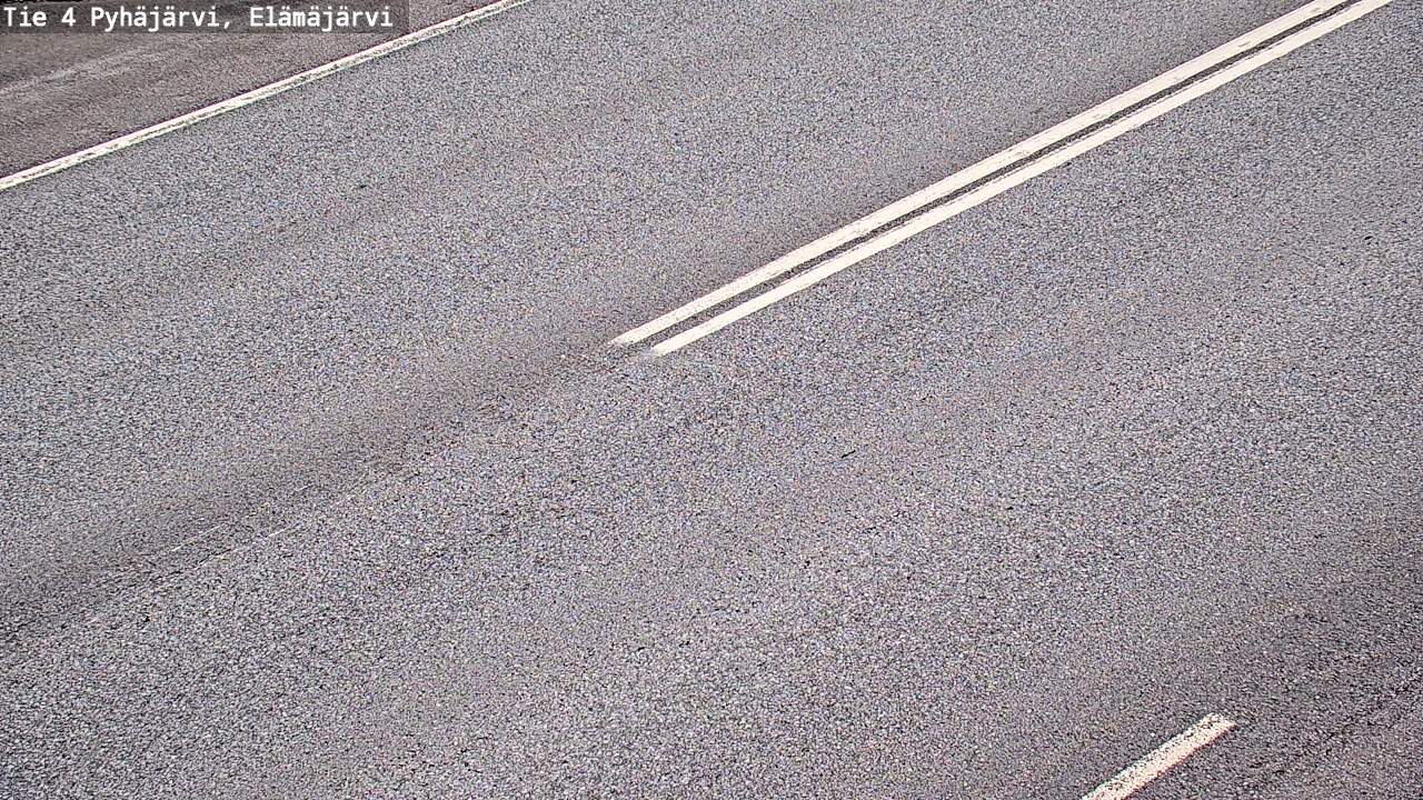 Weather Camera Image Väg 4 Pyhäjärvi, Elämäjärvi, Pyhäjärvi, Pohjois-Pohjanmaa