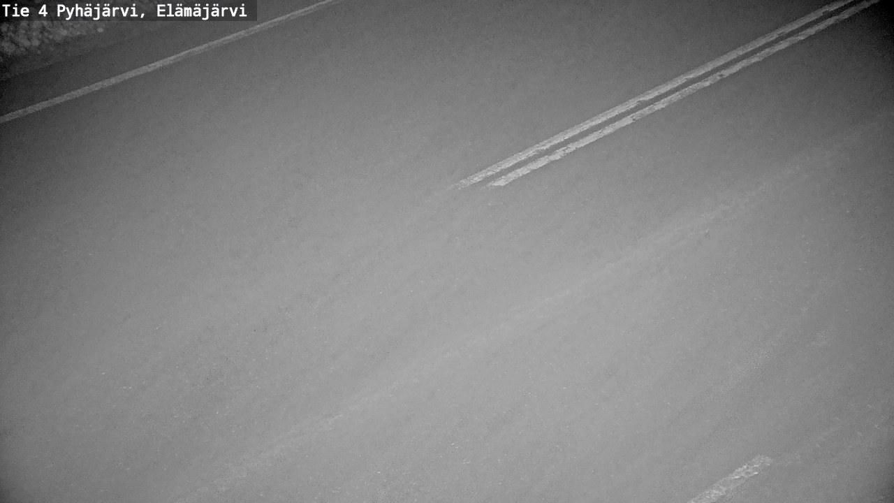 Weather Camera Image Road 4 Pyhäjärvi, Elämäjärvi, Pyhäjärvi, Pohjois-Pohjanmaa