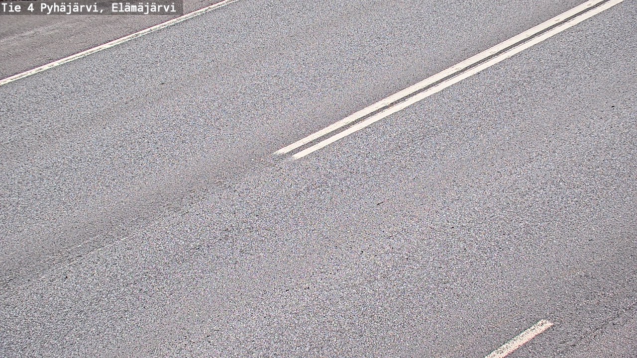 Weather Camera Image Väg 4 Pyhäjärvi, Elämäjärvi, Pyhäjärvi, Pohjois-Pohjanmaa