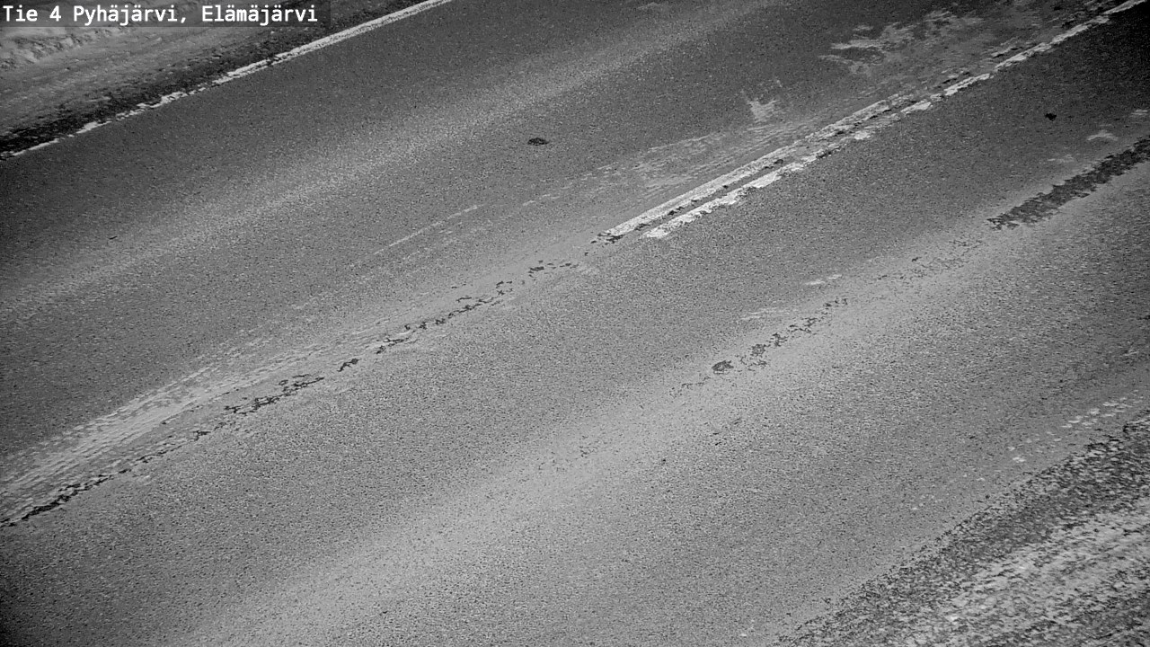 Weather Camera Image Road 4 Pyhäjärvi, Elämäjärvi, Pyhäjärvi, Pohjois-Pohjanmaa