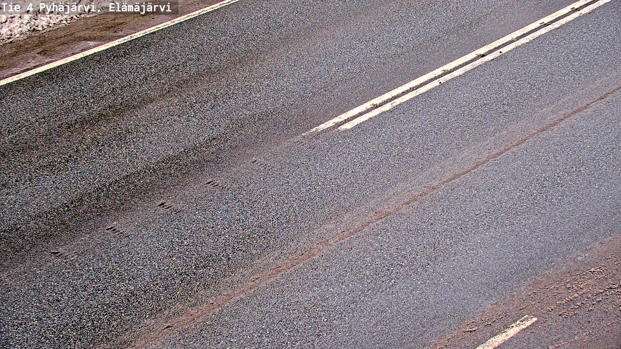 Weather Camera Image Road 4 Pyhäjärvi, Elämäjärvi, Pyhäjärvi, Pohjois-Pohjanmaa
