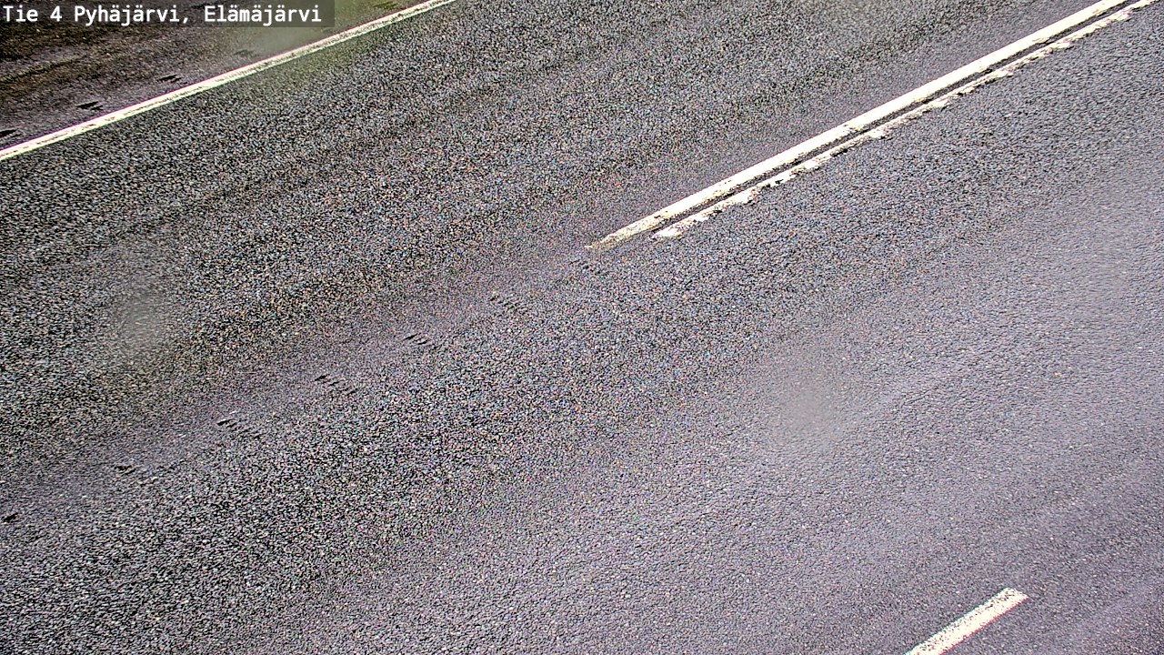 Weather Camera Image Road 4 Pyhäjärvi, Elämäjärvi, Pyhäjärvi, Pohjois-Pohjanmaa