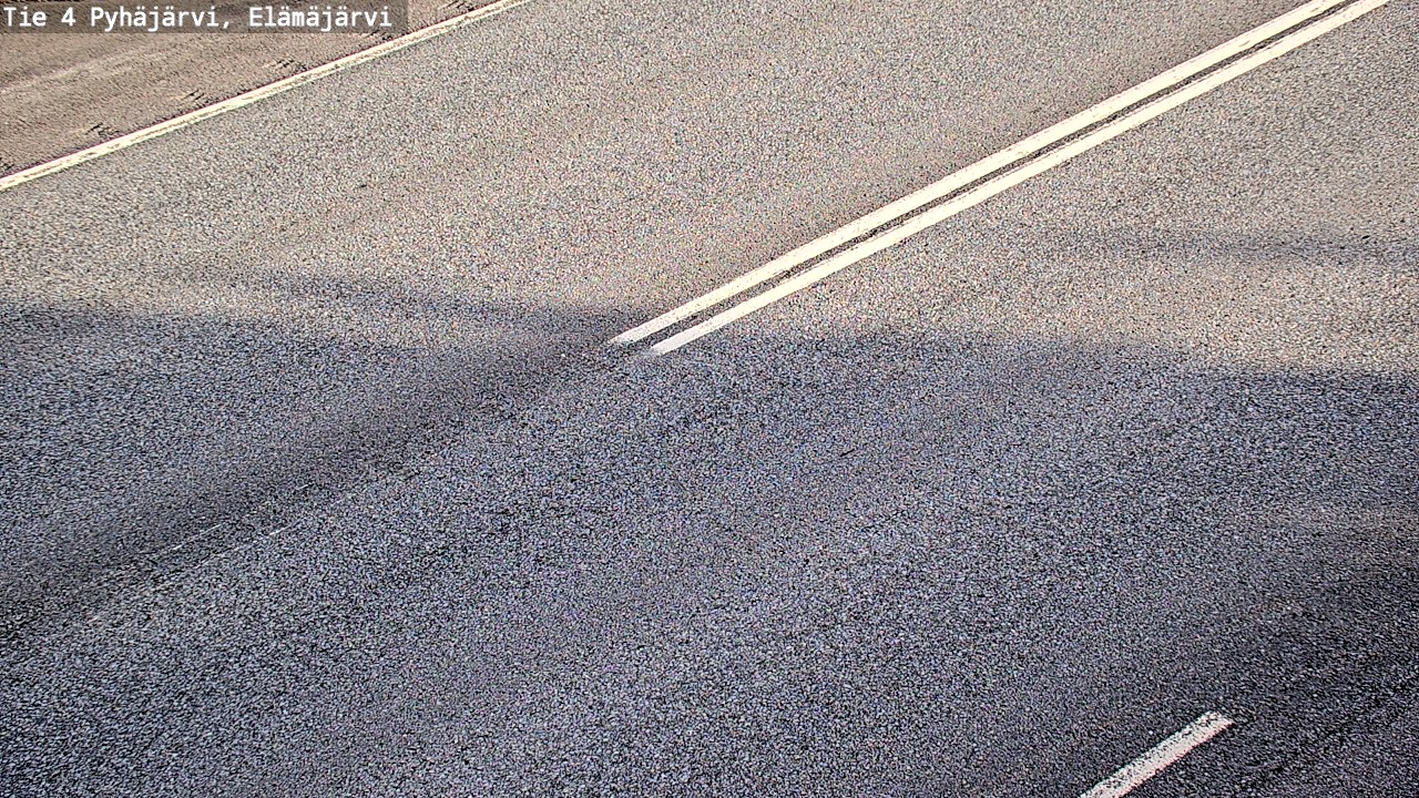 Weather Camera Image Väg 4 Pyhäjärvi, Elämäjärvi, Pyhäjärvi, Pohjois-Pohjanmaa