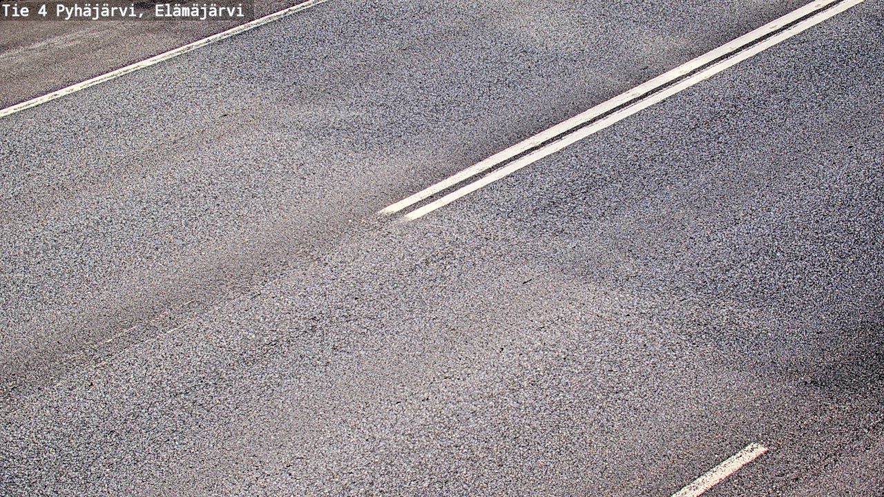 Weather Camera Image Väg 4 Pyhäjärvi, Elämäjärvi, Pyhäjärvi, Pohjois-Pohjanmaa