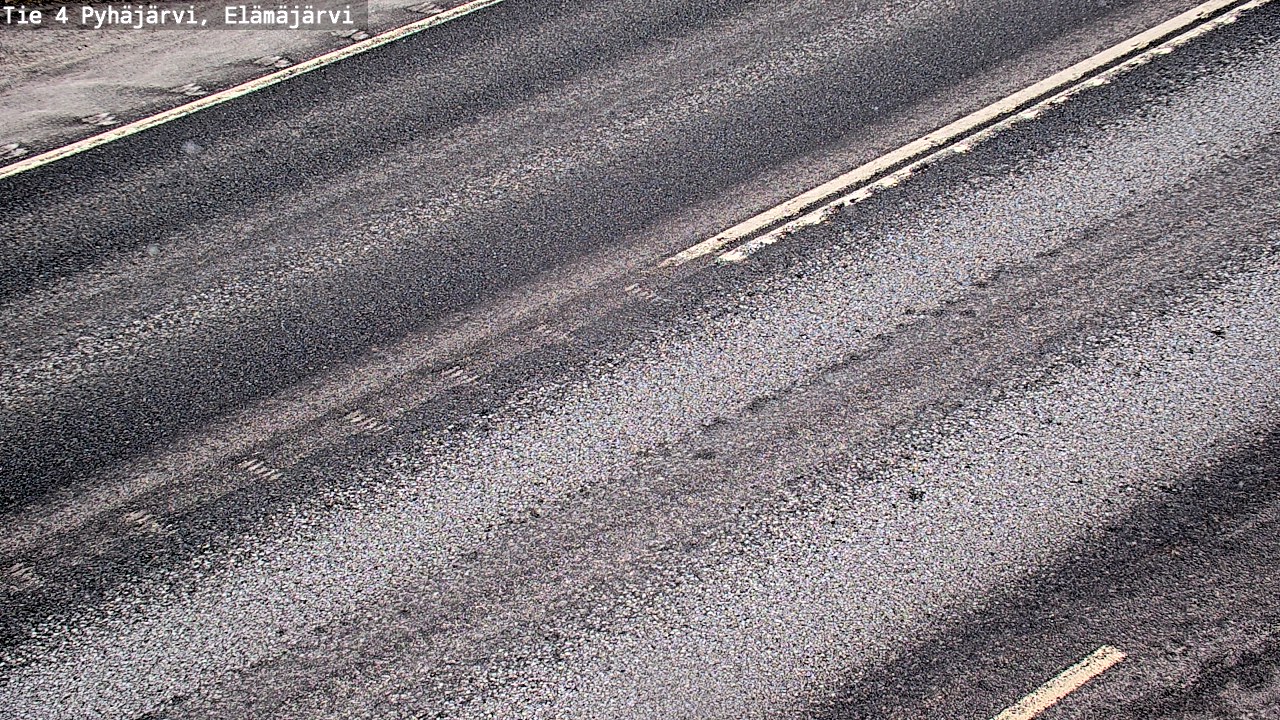 Weather Camera Image Road 4 Pyhäjärvi, Elämäjärvi, Pyhäjärvi, Pohjois-Pohjanmaa