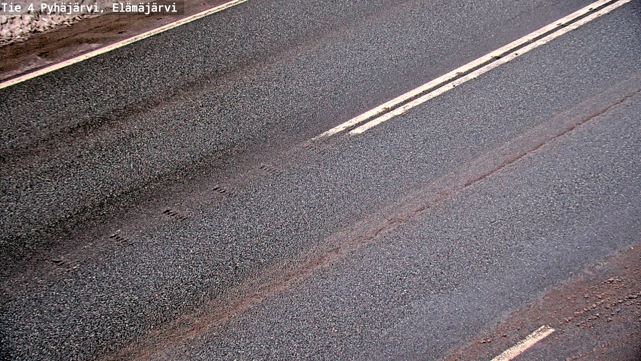Weather Camera Image Väg 4 Pyhäjärvi, Elämäjärvi, Pyhäjärvi, Pohjois-Pohjanmaa