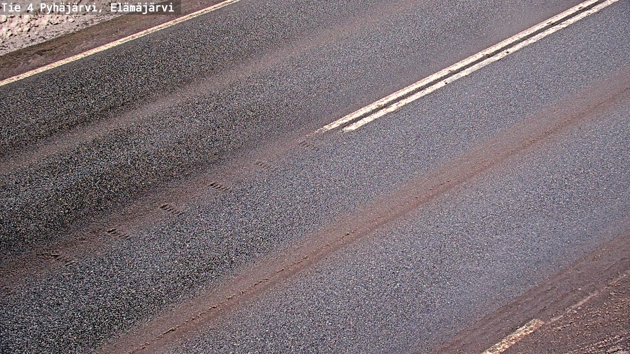 Weather Camera Image Road 4 Pyhäjärvi, Elämäjärvi, Pyhäjärvi, Pohjois-Pohjanmaa