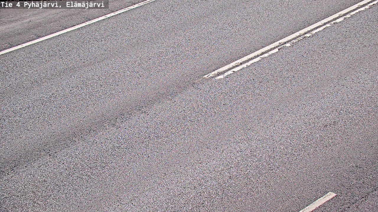 Weather Camera Image Road 4 Pyhäjärvi, Elämäjärvi, Pyhäjärvi, Pohjois-Pohjanmaa