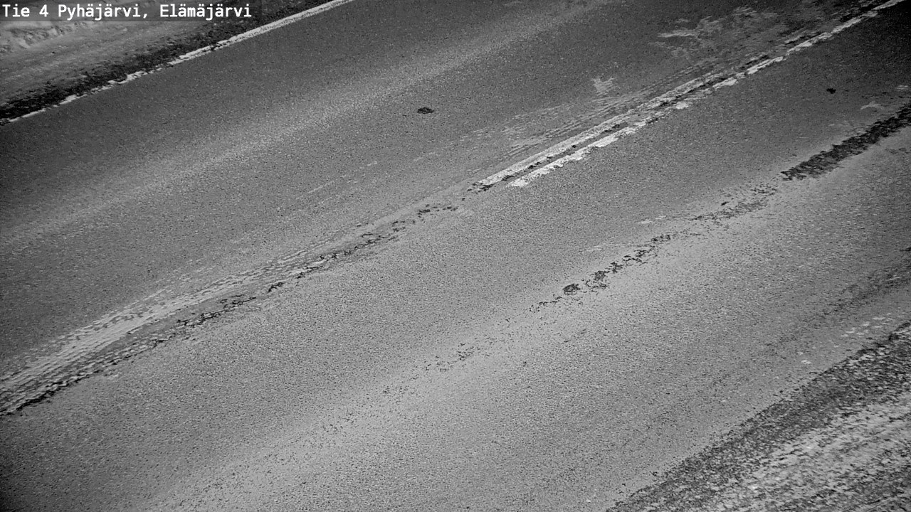 Weather Camera Image Road 4 Pyhäjärvi, Elämäjärvi, Pyhäjärvi, Pohjois-Pohjanmaa