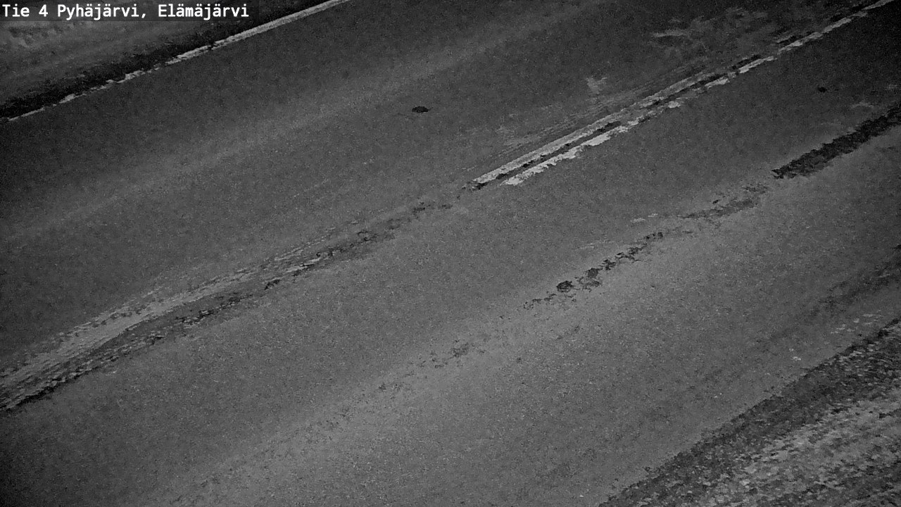 Weather Camera Image Road 4 Pyhäjärvi, Elämäjärvi, Pyhäjärvi, Pohjois-Pohjanmaa