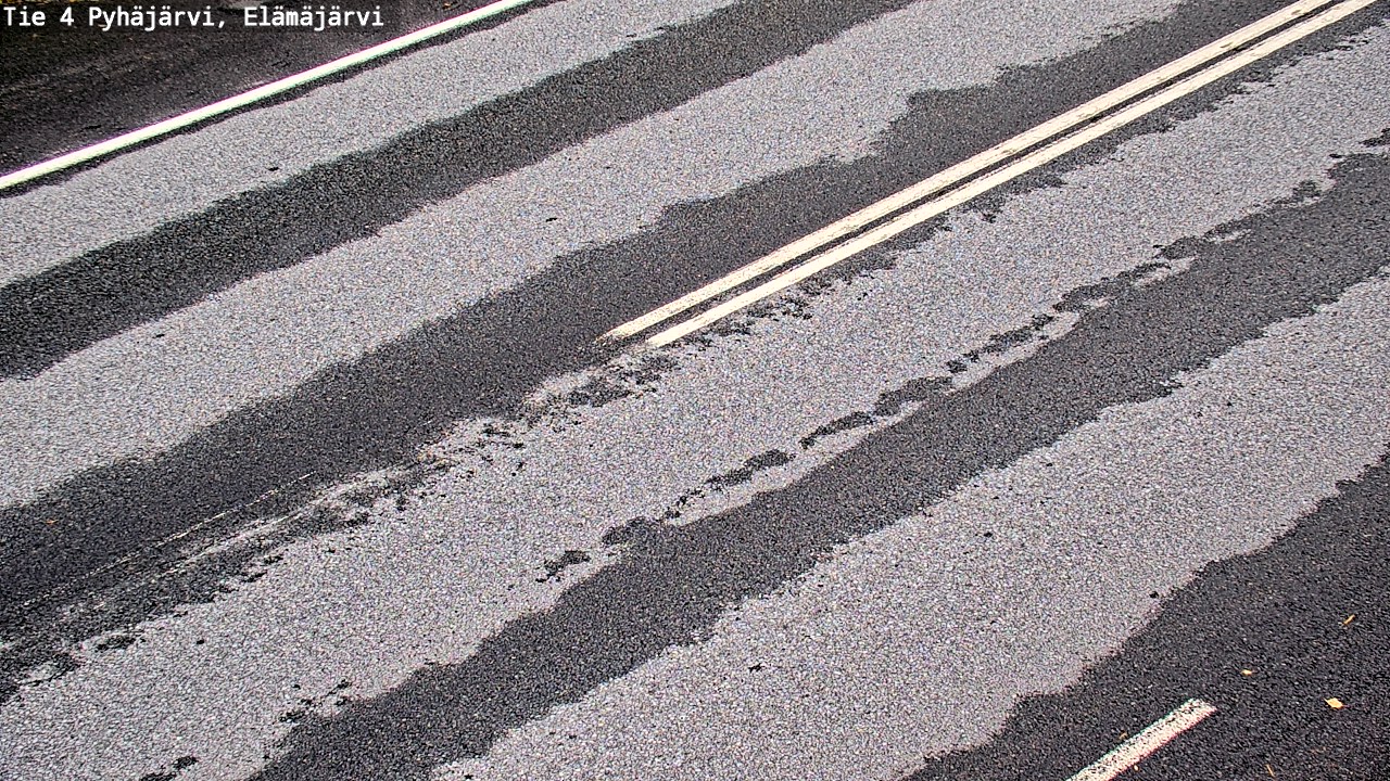 Weather Camera Image Road 4 Pyhäjärvi, Elämäjärvi, Pyhäjärvi, Pohjois-Pohjanmaa