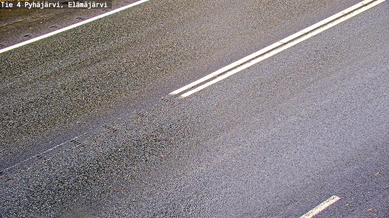 Weather Camera Image Road 4 Pyhäjärvi, Elämäjärvi, Pyhäjärvi, Pohjois-Pohjanmaa