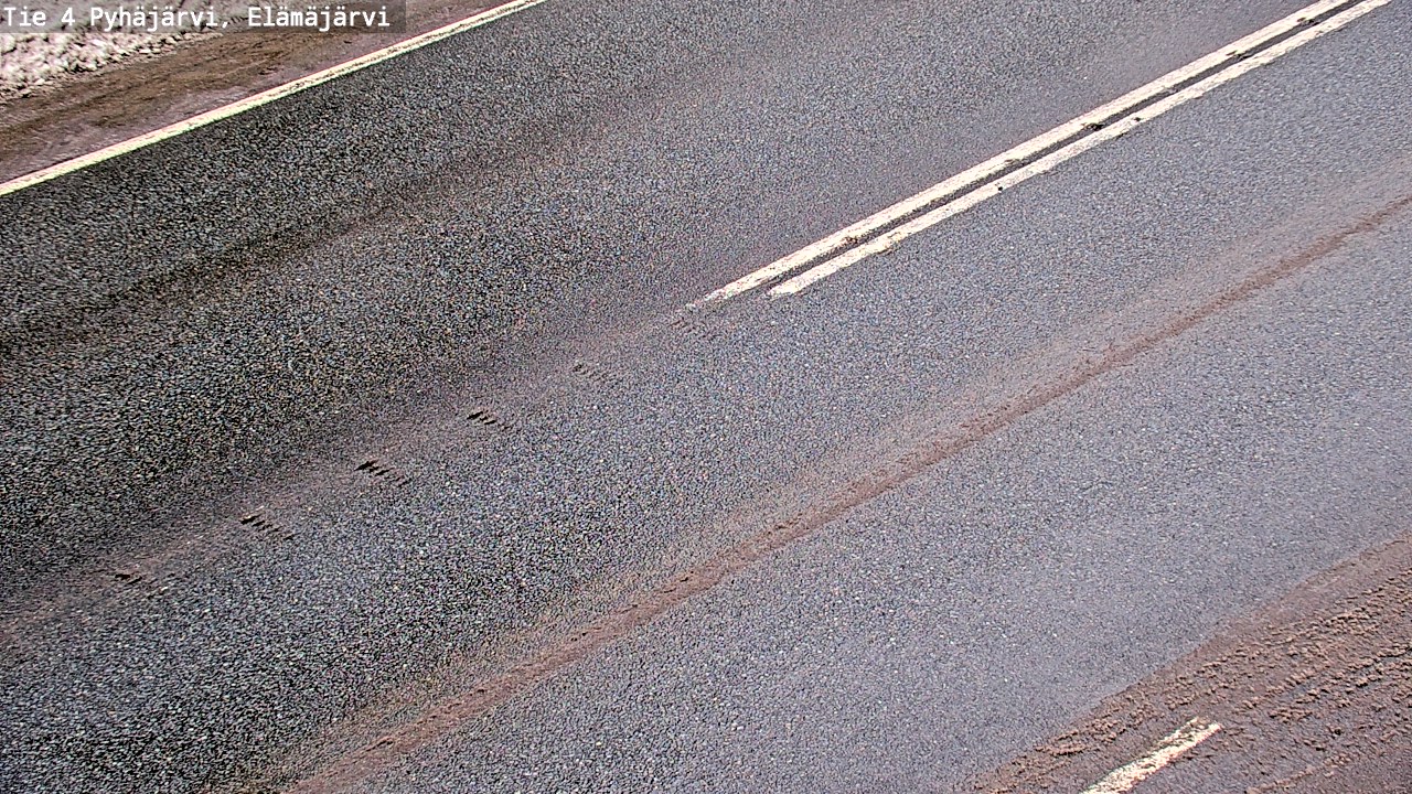 Weather Camera Image Road 4 Pyhäjärvi, Elämäjärvi, Pyhäjärvi, Pohjois-Pohjanmaa