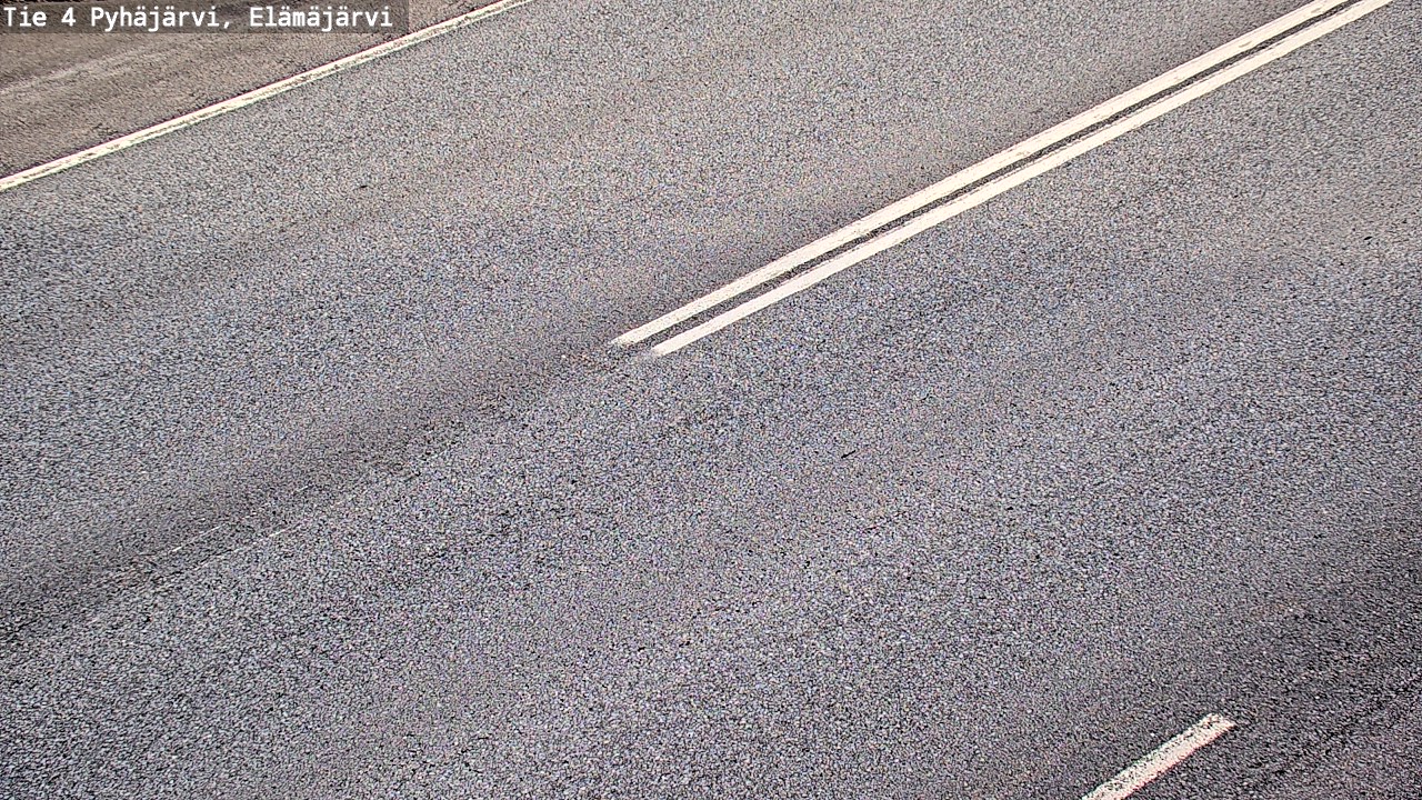 Weather Camera Image Väg 4 Pyhäjärvi, Elämäjärvi, Pyhäjärvi, Pohjois-Pohjanmaa