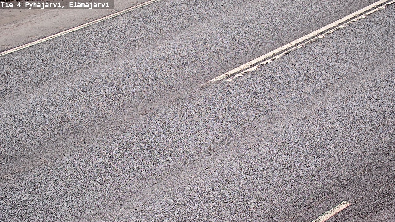 Weather Camera Image Väg 4 Pyhäjärvi, Elämäjärvi, Pyhäjärvi, Pohjois-Pohjanmaa