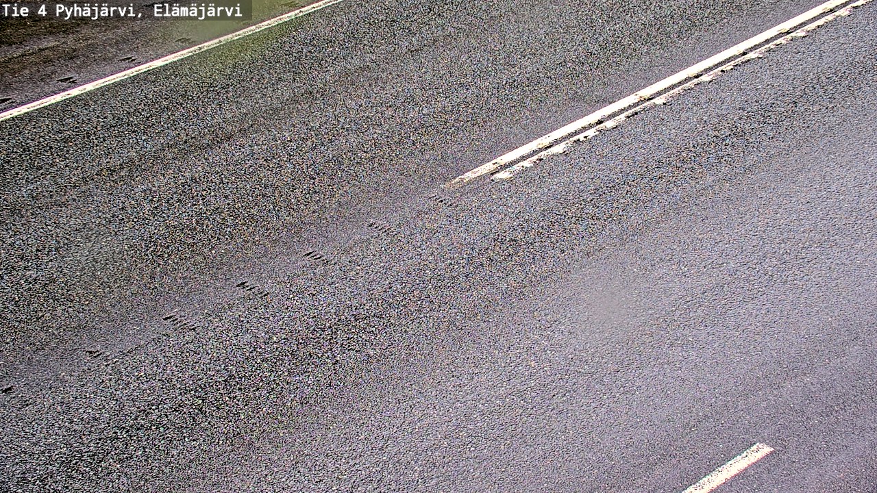 Weather Camera Image Road 4 Pyhäjärvi, Elämäjärvi, Pyhäjärvi, Pohjois-Pohjanmaa