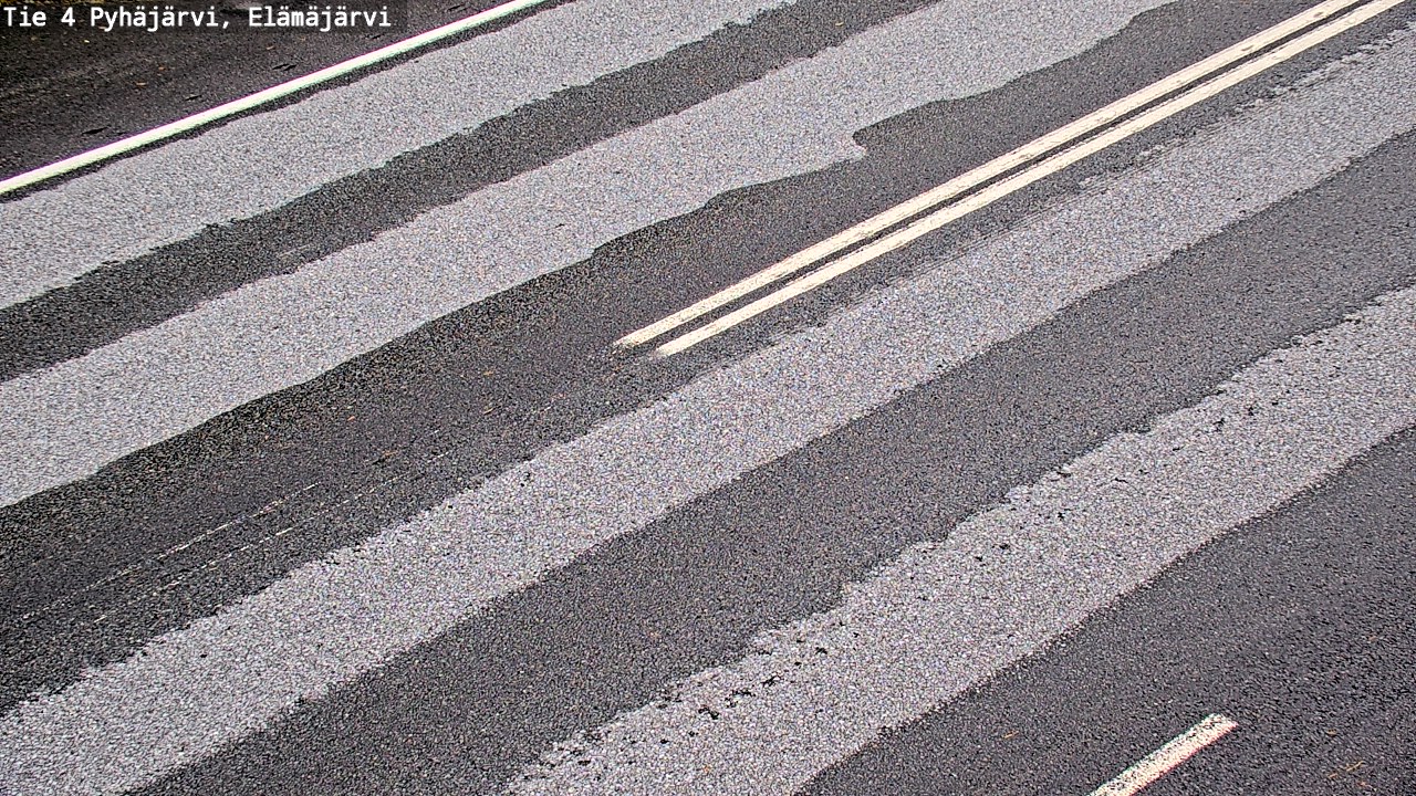 Weather Camera Image Road 4 Pyhäjärvi, Elämäjärvi, Pyhäjärvi, Pohjois-Pohjanmaa