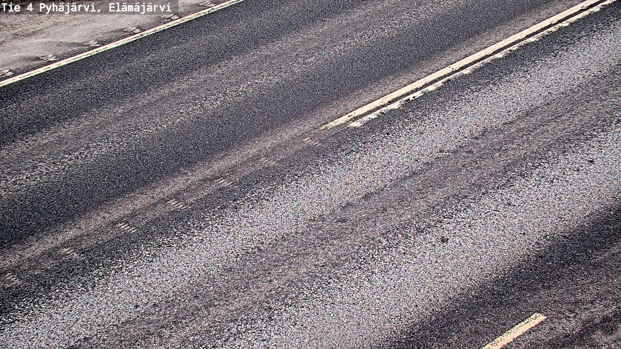 Weather Camera Image Väg 4 Pyhäjärvi, Elämäjärvi, Pyhäjärvi, Pohjois-Pohjanmaa