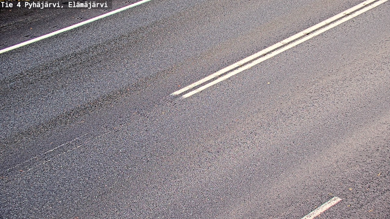 Weather Camera Image Road 4 Pyhäjärvi, Elämäjärvi, Pyhäjärvi, Pohjois-Pohjanmaa