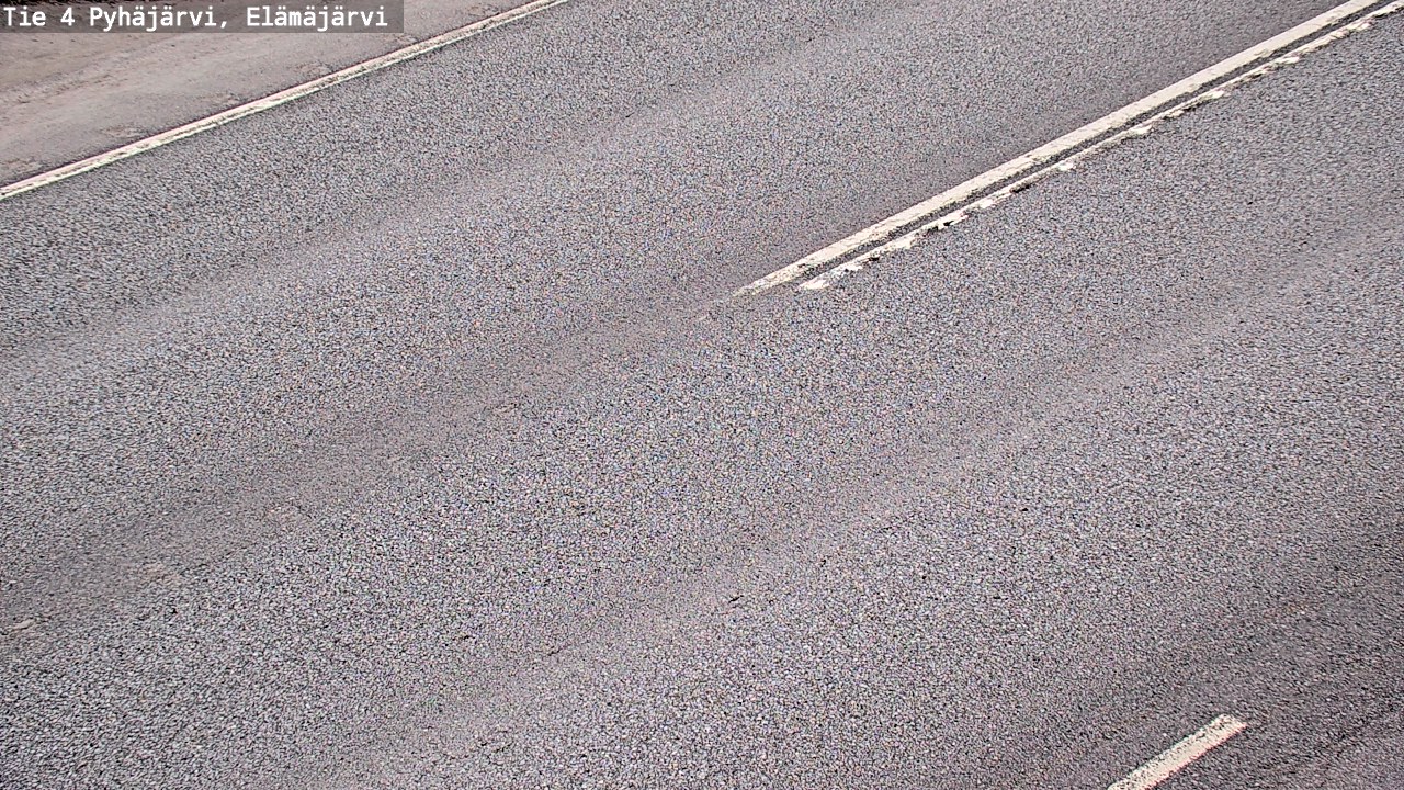 Weather Camera Image Road 4 Pyhäjärvi, Elämäjärvi, Pyhäjärvi, Pohjois-Pohjanmaa