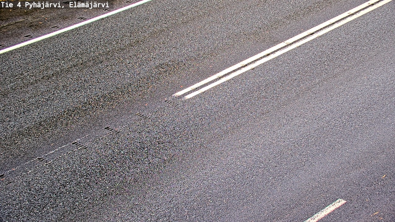 Weather Camera Image Road 4 Pyhäjärvi, Elämäjärvi, Pyhäjärvi, Pohjois-Pohjanmaa