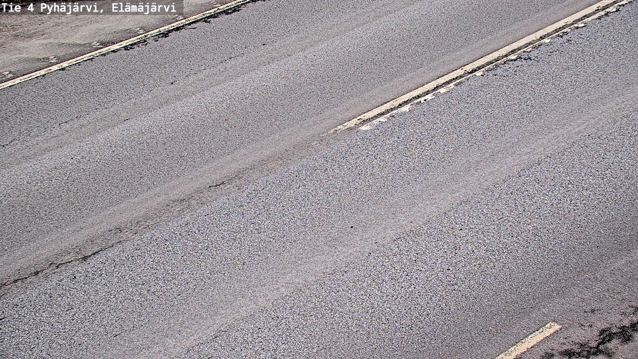 Weather Camera Image Väg 4 Pyhäjärvi, Elämäjärvi, Pyhäjärvi, Pohjois-Pohjanmaa