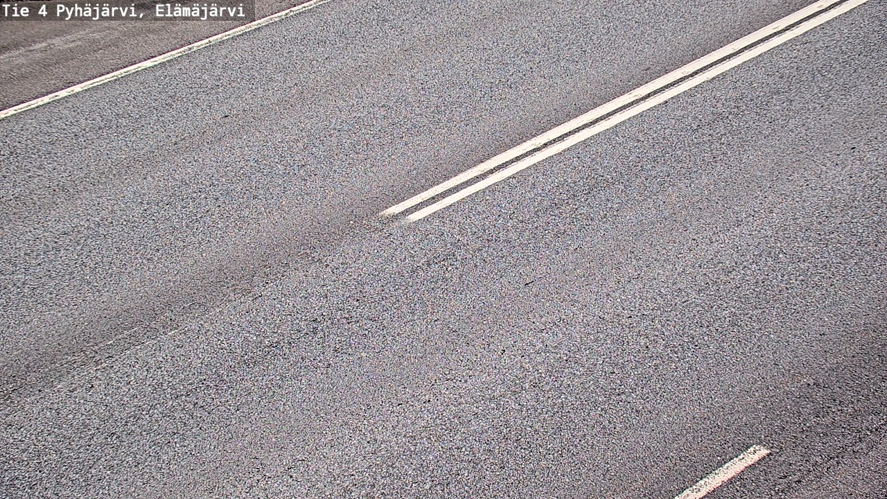 Weather Camera Image Väg 4 Pyhäjärvi, Elämäjärvi, Pyhäjärvi, Pohjois-Pohjanmaa