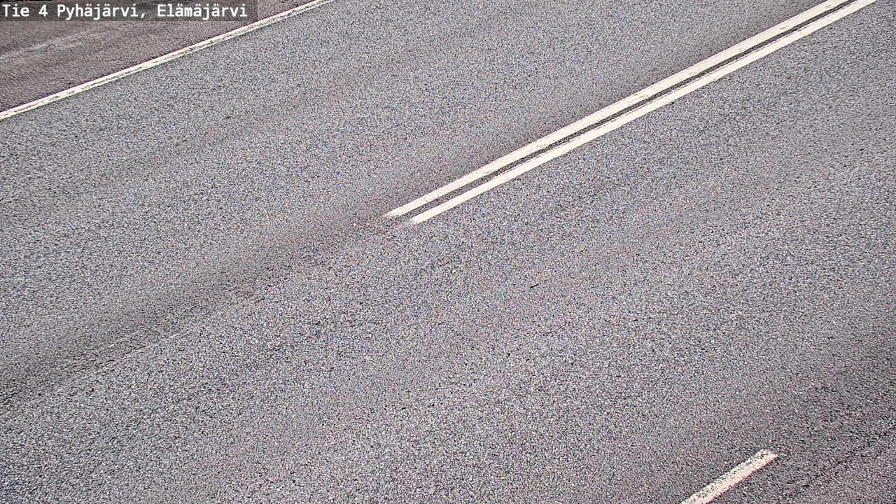 Weather Camera Image Väg 4 Pyhäjärvi, Elämäjärvi, Pyhäjärvi, Pohjois-Pohjanmaa