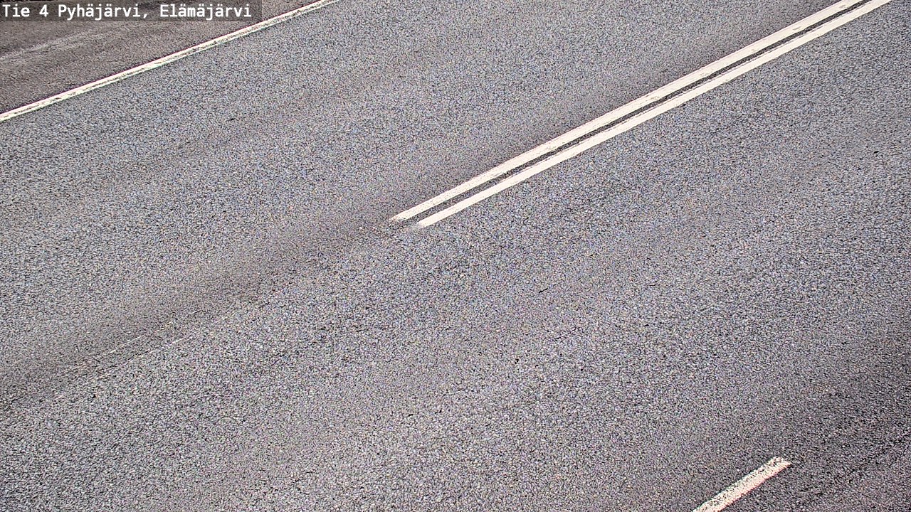 Weather Camera Image Väg 4 Pyhäjärvi, Elämäjärvi, Pyhäjärvi, Pohjois-Pohjanmaa