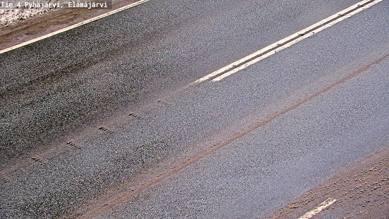 Weather Camera Image Road 4 Pyhäjärvi, Elämäjärvi, Pyhäjärvi, Pohjois-Pohjanmaa