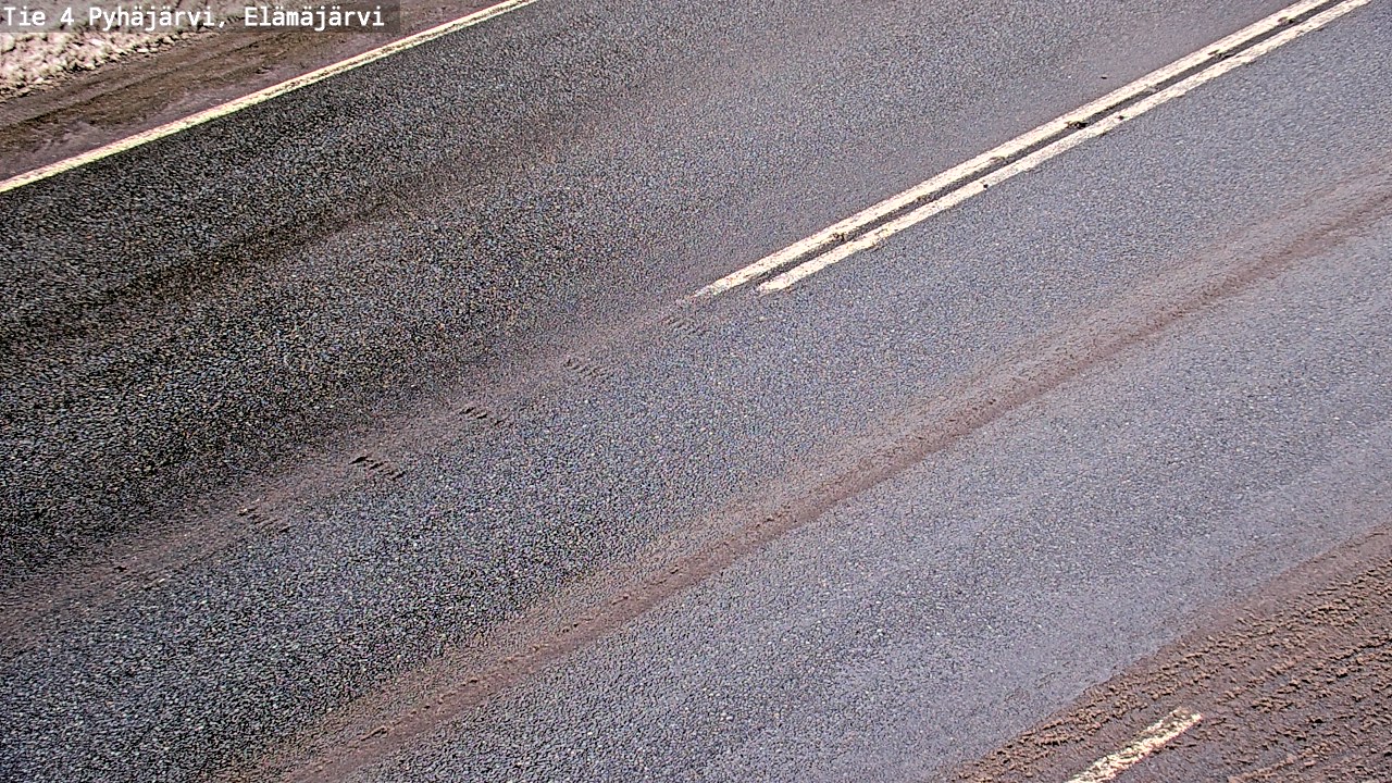 Weather Camera Image Road 4 Pyhäjärvi, Elämäjärvi, Pyhäjärvi, Pohjois-Pohjanmaa