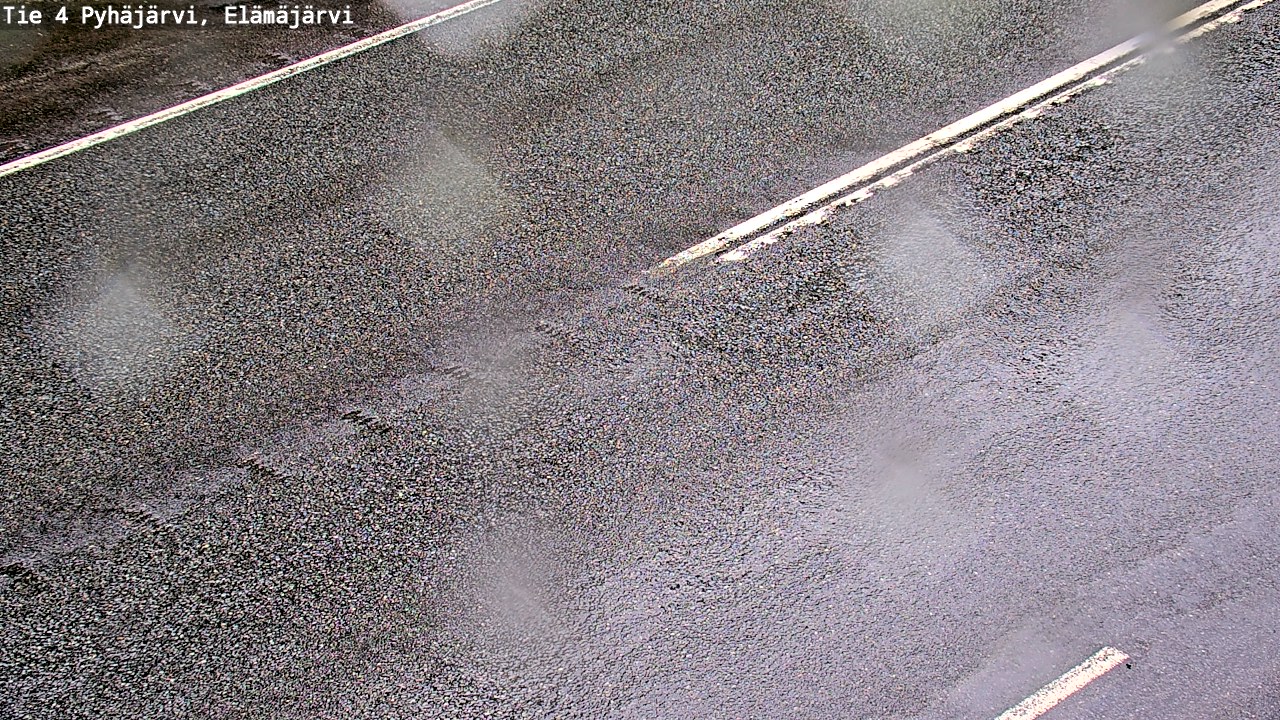 Weather Camera Image Väg 4 Pyhäjärvi, Elämäjärvi, Pyhäjärvi, Pohjois-Pohjanmaa