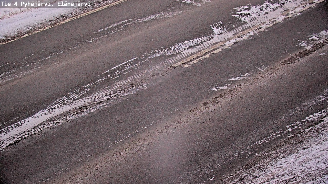 Weather Camera Image Road 4 Pyhäjärvi, Elämäjärvi, Pyhäjärvi, Pohjois-Pohjanmaa