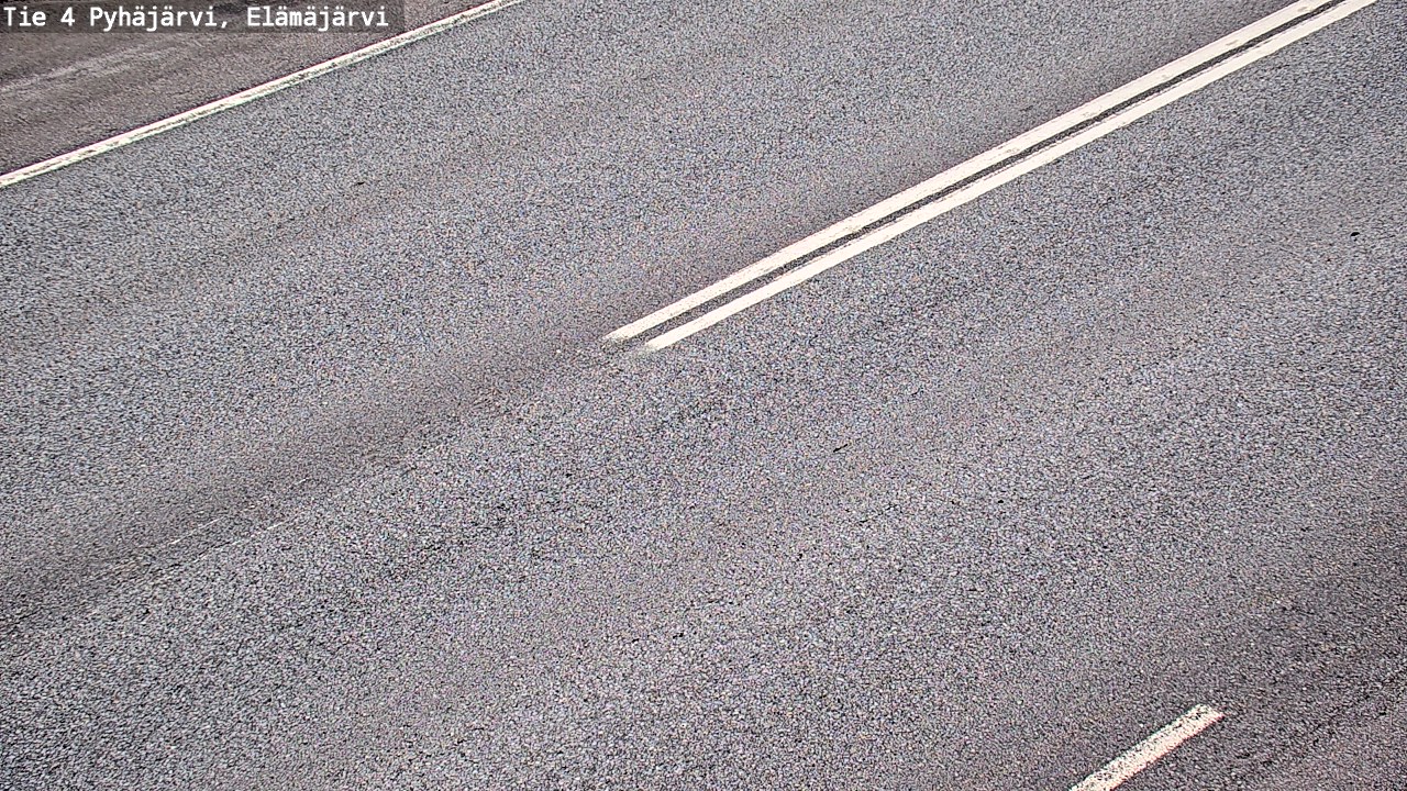 Weather Camera Image Road 4 Pyhäjärvi, Elämäjärvi, Pyhäjärvi, Pohjois-Pohjanmaa