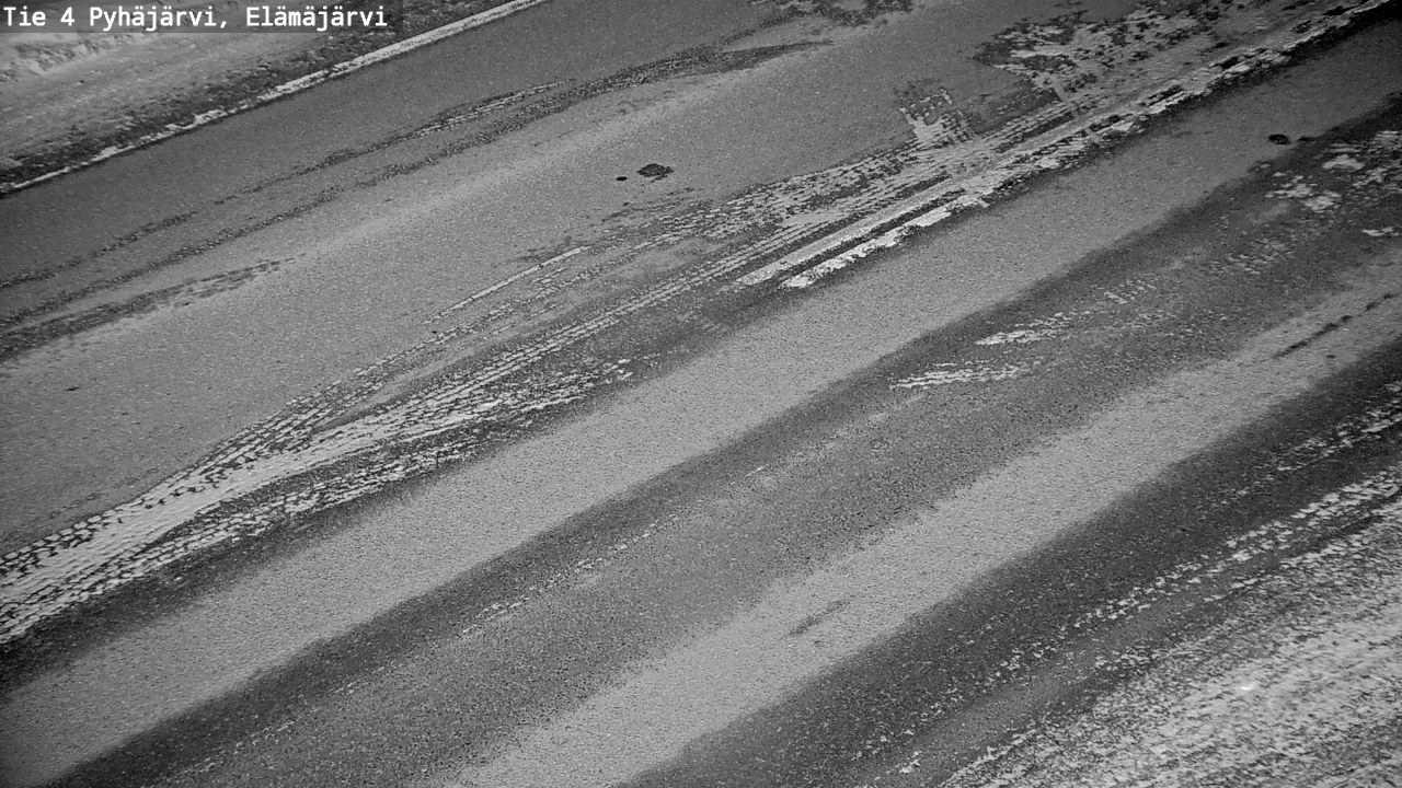 Weather Camera Image Väg 4 Pyhäjärvi, Elämäjärvi, Pyhäjärvi, Pohjois-Pohjanmaa