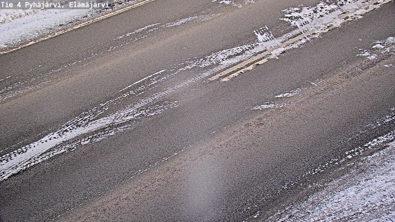 Weather Camera Image Road 4 Pyhäjärvi, Elämäjärvi, Pyhäjärvi, Pohjois-Pohjanmaa