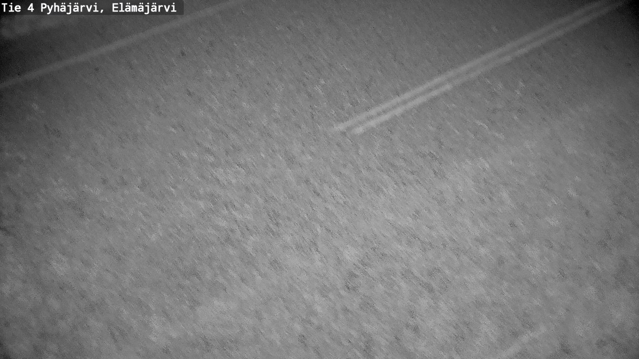 Weather Camera Image Road 4 Pyhäjärvi, Elämäjärvi, Pyhäjärvi, Pohjois-Pohjanmaa