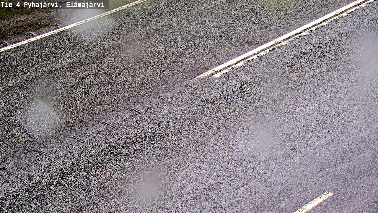 Weather Camera Image Road 4 Pyhäjärvi, Elämäjärvi, Pyhäjärvi, Pohjois-Pohjanmaa