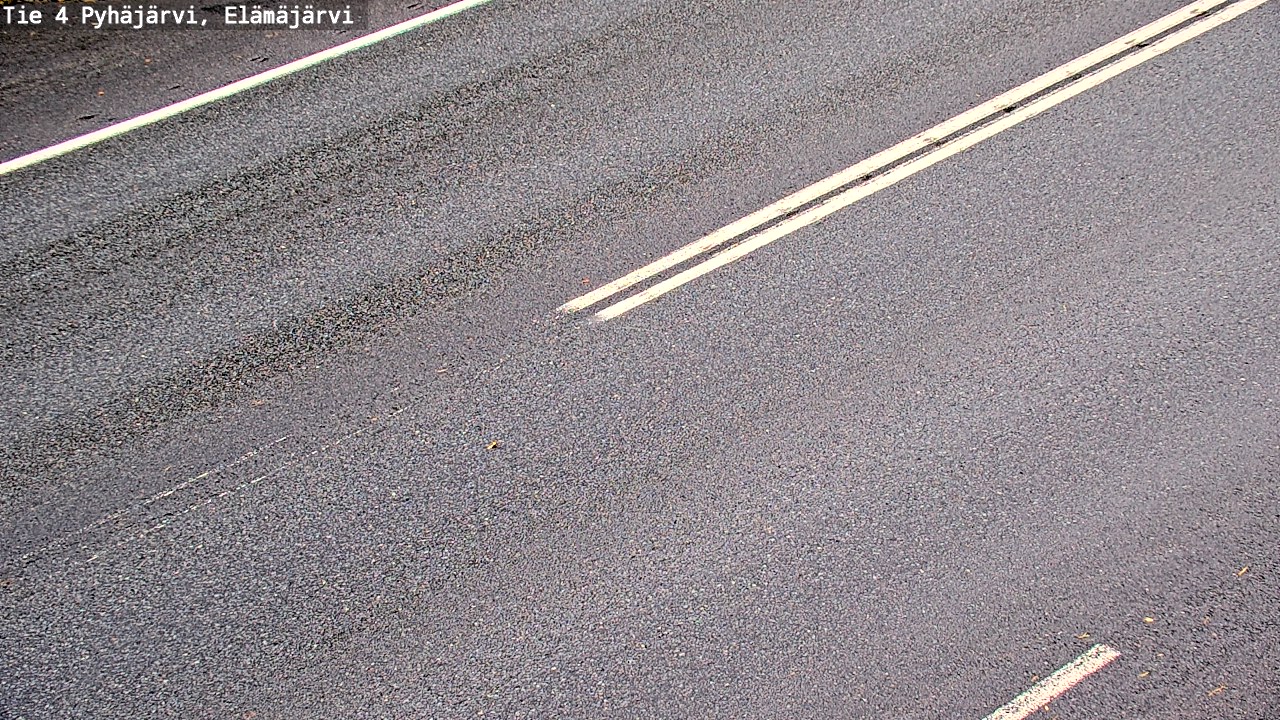 Weather Camera Image Road 4 Pyhäjärvi, Elämäjärvi, Pyhäjärvi, Pohjois-Pohjanmaa