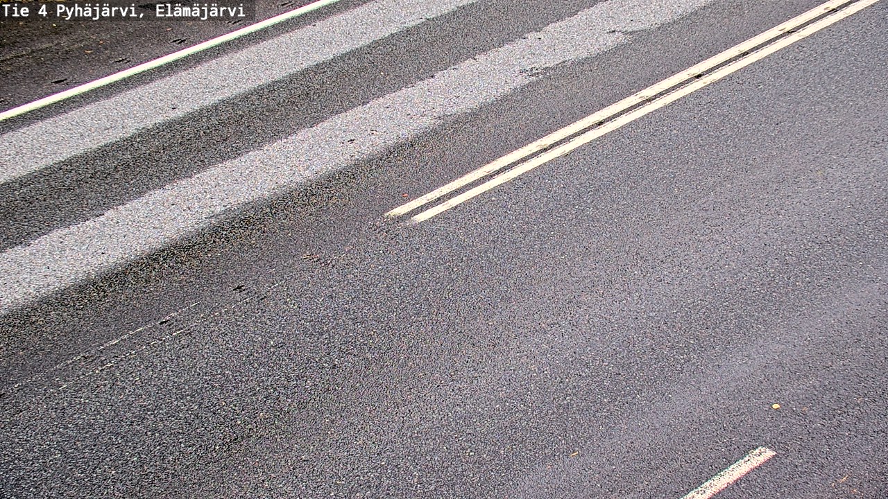 Weather Camera Image Road 4 Pyhäjärvi, Elämäjärvi, Pyhäjärvi, Pohjois-Pohjanmaa