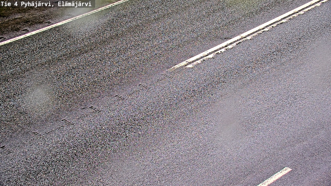 Weather Camera Image Road 4 Pyhäjärvi, Elämäjärvi, Pyhäjärvi, Pohjois-Pohjanmaa