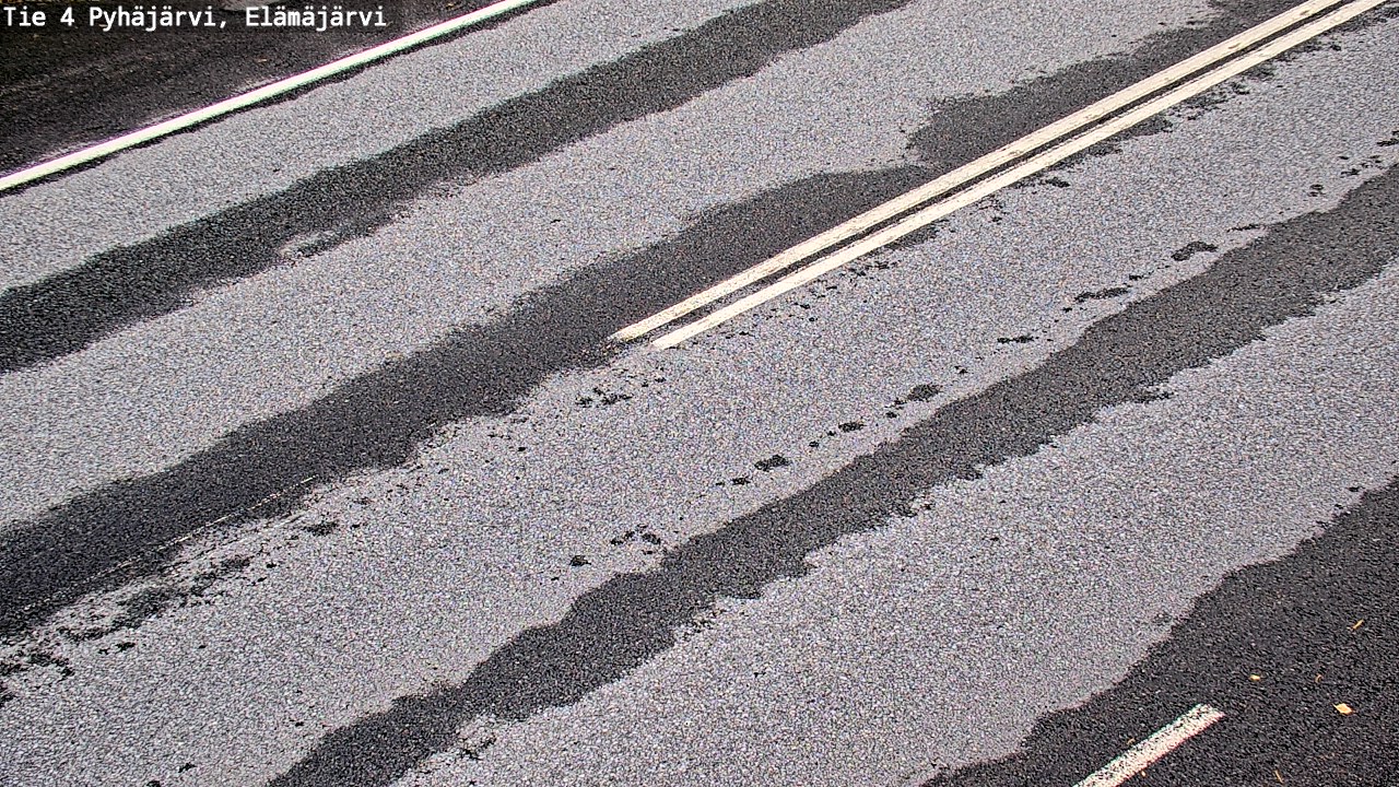 Weather Camera Image Road 4 Pyhäjärvi, Elämäjärvi, Pyhäjärvi, Pohjois-Pohjanmaa