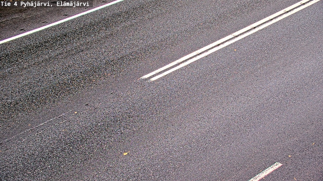Weather Camera Image Road 4 Pyhäjärvi, Elämäjärvi, Pyhäjärvi, Pohjois-Pohjanmaa