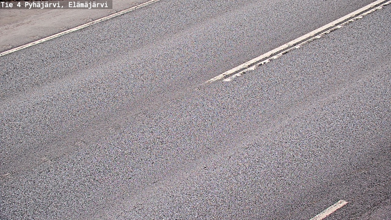 Weather Camera Image Väg 4 Pyhäjärvi, Elämäjärvi, Pyhäjärvi, Pohjois-Pohjanmaa