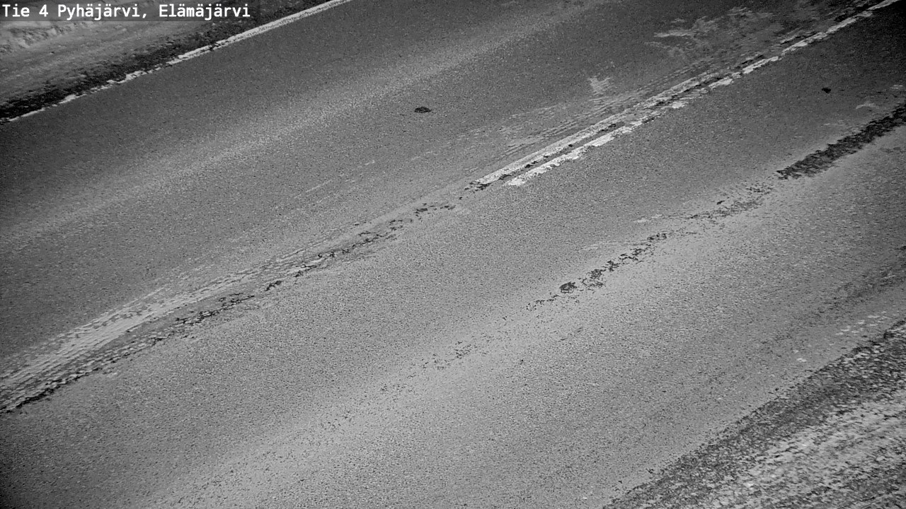 Weather Camera Image Road 4 Pyhäjärvi, Elämäjärvi, Pyhäjärvi, Pohjois-Pohjanmaa