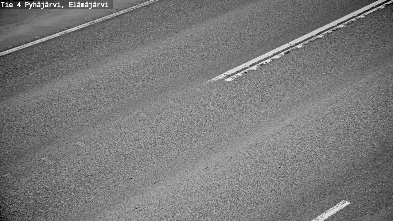 Weather Camera Image Road 4 Pyhäjärvi, Elämäjärvi, Pyhäjärvi, Pohjois-Pohjanmaa